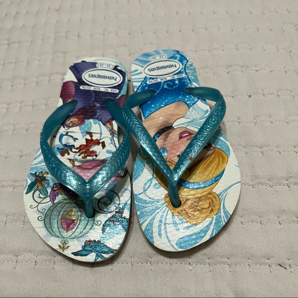 Havaianas Disney Princess size 9C - Picture 1 of 5